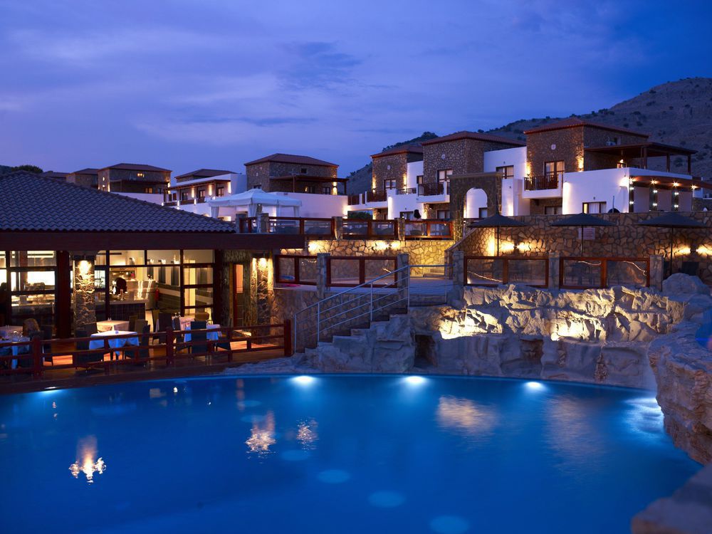 Costa Lindia Beach Lardos Bagian luar foto