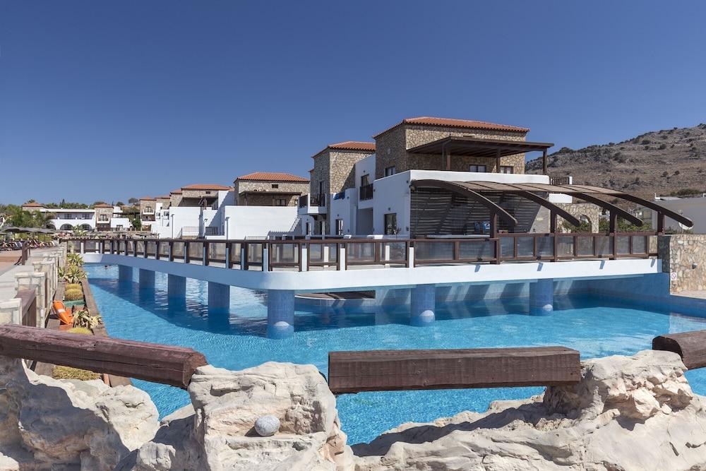 Costa Lindia Beach Lardos Bagian luar foto