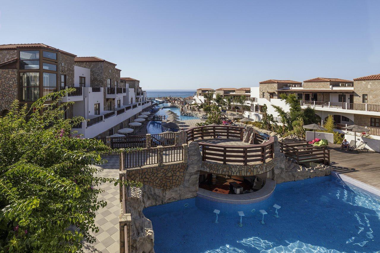 Costa Lindia Beach Lardos Bagian luar foto