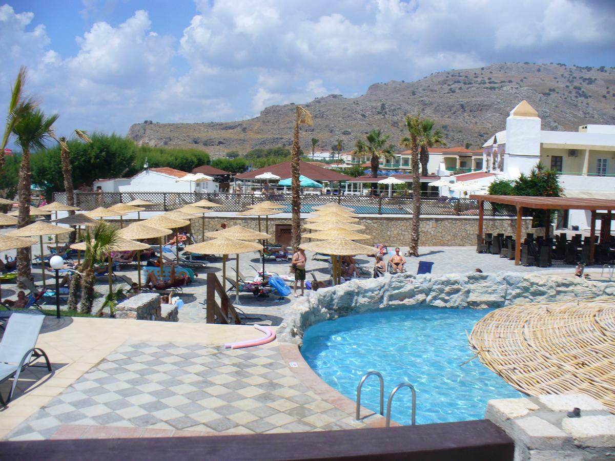 Costa Lindia Beach Lardos Bagian luar foto